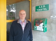 AED toestel sporthal Borgloon